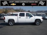 2008 Summit White GMC Sierra 1500 SLE Crew Cab #45498069