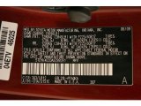 2010 Sienna Color Code for Salsa Red Pearl - Color Code: 3Q3