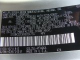 2009 Sienna Color Code for Silver Shadow Pearl - Color Code: 1D7