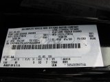 2006 E Series Cutaway Color Code for Black - Color Code: UA