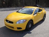 2009 Solar Satin Yellow Mitsubishi Eclipse GS Coupe #45395697