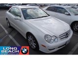 2007 Arctic White Mercedes-Benz CLK 350 Coupe #45449727