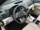 2011 Subaru Legacy 2.5i Warm Ivory Interior