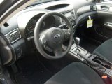 2011 Subaru Impreza 2.5i Premium Sedan Carbon Black Interior