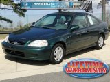 2000 Clover Green Pearl Honda Civic EX Coupe #45498316