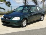 2000 Honda Civic EX Coupe Front 3/4 View