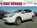 2011 Pearl White Nissan Rogue SV AWD #45561418