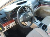 2010 Subaru Legacy 3.6R Limited Sedan Warm Ivory Interior