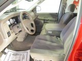 2002 Dodge Ram 1500 SLT Quad Cab Taupe Interior