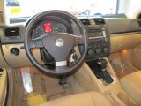 2009 Volkswagen Jetta SEL SportWagen Pure Beige Interior