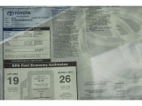 2011 Toyota RAV4 V6 Limited 4WD Window Sticker