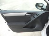 2011 Volkswagen Golf 4 Door TDI Door Panel