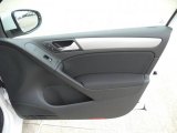 2011 Volkswagen Golf 4 Door TDI Door Panel