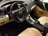 2010 Mazda MAZDA3 s Sport 5 Door Dune Beige Interior