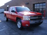 2010 Victory Red Chevrolet Silverado 1500 LT Extended Cab 4x4 #45448332