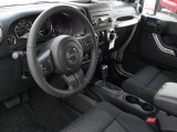 2011 Jeep Wrangler Unlimited Sahara 4x4 Black Interior
