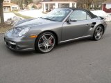 2008 Meteor Grey Metallic Porsche 911 Turbo Cabriolet #45448893