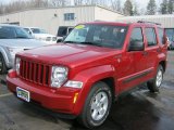2010 Inferno Red Crystal Pearl Jeep Liberty Sport 4x4 #45498883