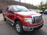 2011 Red Candy Metallic Ford F150 XLT SuperCab 4x4 #45497440