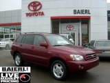 Salsa Red Pearl Toyota Highlander in 2006