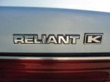 Plymouth Reliant K Badges and Logos