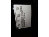 2005 Cadillac XLR Roadster Info Tag