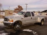2000 Silver Metallic Ford F350 Super Duty XLT Extended Cab 4x4 Dually #45648515