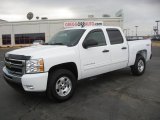 2011 Summit White Chevrolet Silverado 1500 LT Crew Cab 4x4 #45648788