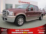 2005 Dark Copper Metallic Ford F250 Super Duty King Ranch Crew Cab #45648333