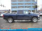2008 Patriot Blue Pearl Dodge Ram 1500 Big Horn Edition Quad Cab 4x4 #45648342