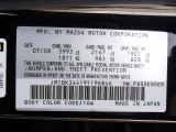 2009 MAZDA3 Color Code for Black Mica - Color Code: 16W