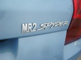 2003 Toyota MR2 Spyder Roadster Marks and Logos