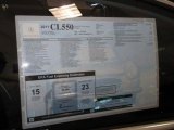 2011 Mercedes-Benz CL 550 4MATIC Window Sticker