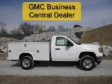 2011 Summit White GMC Sierra 2500HD Work Truck Regular Cab Chassis #45691515