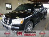 2007 Galaxy Black Nissan Titan SE Crew Cab #45688153