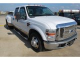 2008 Ford F350 Super Duty Lariat Crew Cab Dually Front 3/4 View