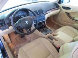 2003 BMW 3 Series 325i Coupe Beige Interior