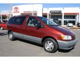 2002 Vintage Red Pearl Toyota Sienna LE #45724831