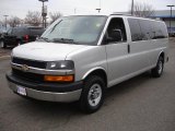 2010 Sheer Silver Metallic Chevrolet Express LT 3500 Extended Passenger Van #45724840