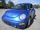 2001 Techno Blue Pearl Volkswagen New Beetle GLS Coupe #45689942