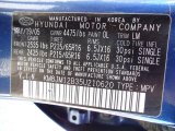 2005 Tucson Color Code for Nautical Blue - Color Code: 0L