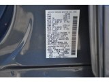2009 QX Color Code for Lakeshore Slate - Color Code: B30