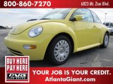 2004 Sunflower Yellow Volkswagen New Beetle GL Coupe #45498948