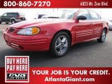 2002 Bright Red Pontiac Grand Am SE Sedan #45498952
