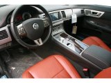 2011 Jaguar XF XF Supercharged Sedan Spice Red/Warm Charcoal Interior