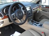 2011 Jeep Grand Cherokee Limited 4x4 Black/Light Frost Beige Interior