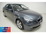2008 Platinum Grey Metallic BMW 5 Series 528xi Sedan #45770449