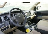 2011 Toyota Tundra TRD Double Cab 4x4 Sand Beige Interior