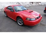 2002 Ford Mustang GT Coupe Front 3/4 View