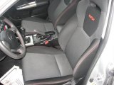 2010 Subaru Impreza WRX Sedan Carbon Black Interior